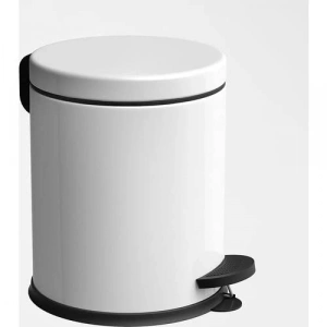 3 LT Beyaz Pedallı Çöp Kovası, Kullanışlı ve Şık