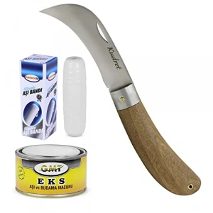 3lü Aşı Bıçağı Seti, Aşı Macunu ve Bandı ile