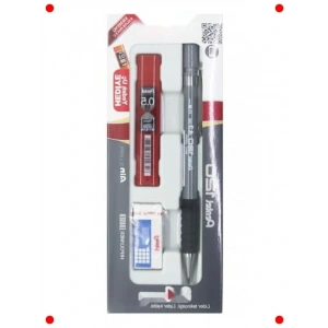 3lü Gri Okul Seti: Versatil Kalem, Silgi, Mini Set