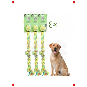 3lü Köpek Halat Oyuncağı Seti - Diş Bakım Etkili