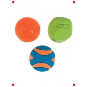 3lü Köpek Oyun Topu Seti - Çeşitli Boyut ve Özelliklerde