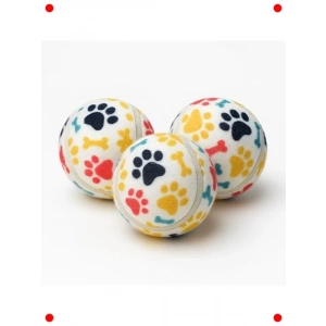 3lü Köpek Oyun Topu Seti: Diş Dostu Kauçuk