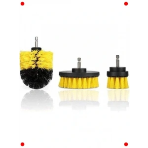 3lü Matkap Ucu Tezleme Fırça Seti
