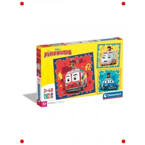 3lü Paket - İtfaiyeci Temalı 48 Parça Yapboz Seti