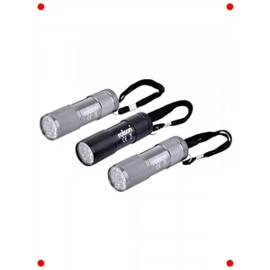 3lü Set 9 LED Alüminyum El Feneri