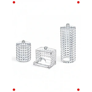 3lü Set Makyaj ve Banyo Düzenleyici