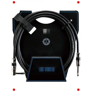 3 Metre Düz/Dik Açılı Gitar Enstrüman Kablosu