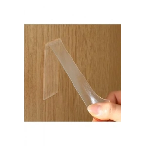 3 Metre Uzunlu Güçlü Şeffaf Çift Taraflı Bant, 2 cm Genişlikte