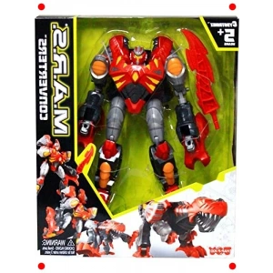 3ü 1 Arada Dinozora Dönüşen Robot Figür