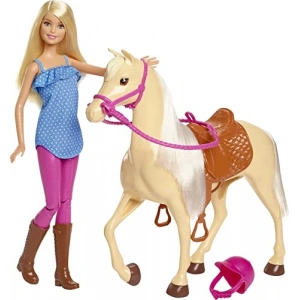 3 Yaş ve Üzeri Çocuklar için Barbie ve Atı Oyun Seti