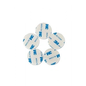 30 Adet 30 mm Köpüklü Çift Taraflı Bant, Yuvarlak Kesim