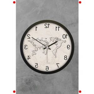 30 cm Gerçek Cam Sessiz Duvar Saati - Modern Tasarım