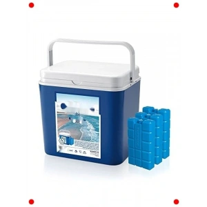 30 Litre Kamp Buzluğu ve 3 Buz Kaseti Seti