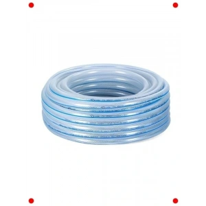 30 Metre Şeffaf Örgülü Bahçe Hortumu 3 Katlı | Güçlü