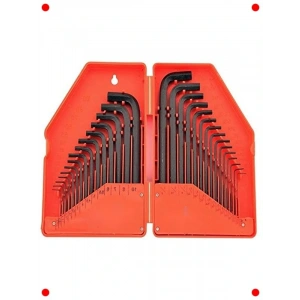 30 Parça Allen Anahtar Seti, Metrik/İnç