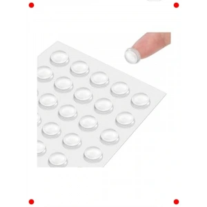 32 Adet Şeffaf Silikon Tampon & Stoper Seti