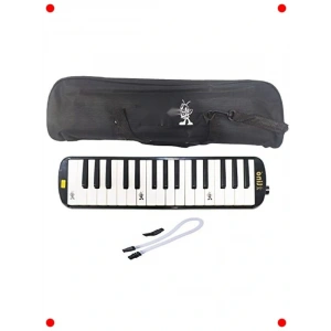 32 Tuşlu Melodika ve Bez Çantası, Siyah