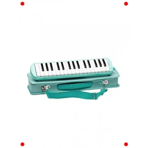 32 Tuşlu Taşınabilir Melodika ve Çantası - Yeşil