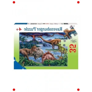 35 Parça Dinozorlar Çocuk Yapbozu