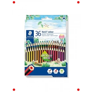 36lı Kuru Boya Kalemi Seti - Canlı Renkler