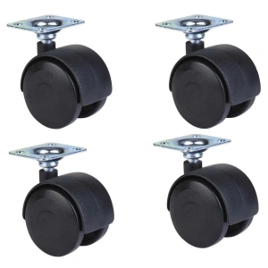 360 Derece Döner Ofis Koltuk Tekerleği, 50 mm Çap