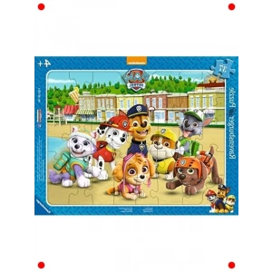 37 Parça Çerçeveli Renkli Çocuk Yapbozu 3+