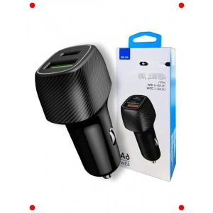 38W  Araç Şarj Aleti - PD ve QC 3.0 Destekli, Çift USB