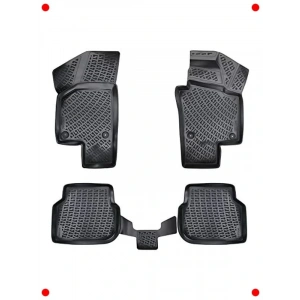 3D Havuzlu Paspas Seti - Belirli Araç Modelleriyle Uyumlu