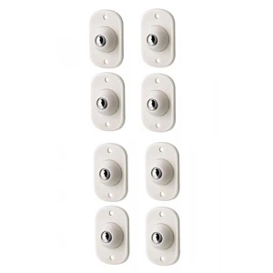 4 Adet 360 Derece Dönebilen Küçük Yapışkanlı Tekerlek Seti