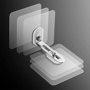 4 Adet Eşya Dolap Sabitleme Aparatı, Kendinden Yapışkanlı