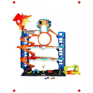 4 Katlı Şehir Garajı ve Oyun Pisti Seti