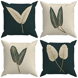 4lü Botanical Kırlent Kılıf Seti, Şık ve Modern Tasarım