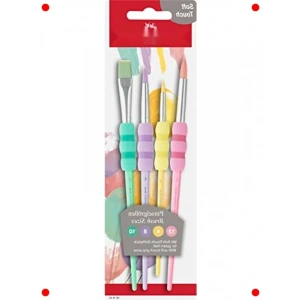 4lü Ergonomik Fırça Pastel Seti