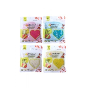4lü Glitter Oyun Hamuru Seti, 4x125 Gr Vakumlu Kartuş Paket