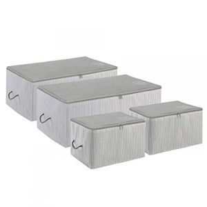 4lü Gri Renkte Hurç Seti, Stuff & Things Depolama için