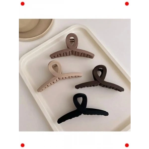 4lü Kadife Mandal Saç Tokası Seti