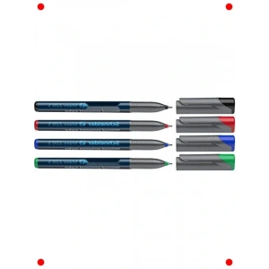 4lü Kalıcı Keçeli Kalem Seti - Çeşitli Renkler