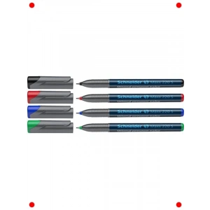 4lü Kalıcı Keçeli Kalem Seti - Çeşitli Renkler