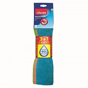 4lü Krofiber Bez Seti, Vileda Colors XL, Yüksek Temizlik Performansı