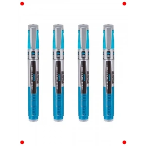 4lü Likit Fosforlu Kalem Seti - Mavi