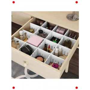 4lü Plastik Ayarlanabilir Çekmece Düzenleyici Seti