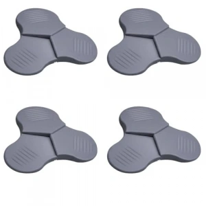 4lü Set Silikon Kapı Stoperi, 3 Kademeli Tasarım