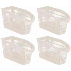 4 Parça Çok Amaçlı Plastik Buzdolabı Düzenleyici Sebzelik Seti