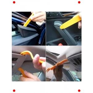 4 Parça Oto İç Trim Sökme Seti - Konsol ve Radyo İçin