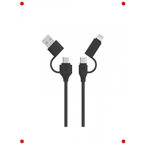 4ü 1 Arada Hızlı Şarj & Veri Kablosu - 60W Güç