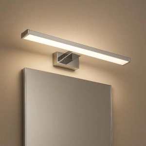 40 cm LED Ayna Apliği, Krom Gövde ile Modern Aydınlatma