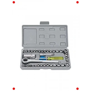 40 Parça Cırcırlı Lokma Seti - Çantalı