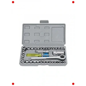 40 Parça Cırcırlı Lokma Seti - Çantalı