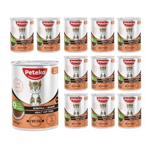 400 Gr Somonlu ve Jöleli Yetişkin Kedi Konservesi, 12 Adet