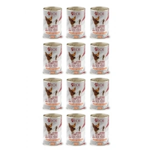 415 gr x 12 Adet Yüksek Proteinli Somonlu Köpek Konservesi